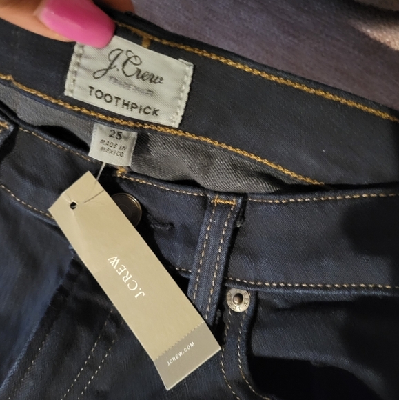 J. CREW Toothpick Skinny Jeans SZ 25 - Picture 5 of 5